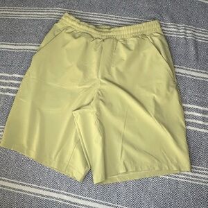 Lululemon Athletica Tan Athletic Shorts Lightweight Elastic Waist